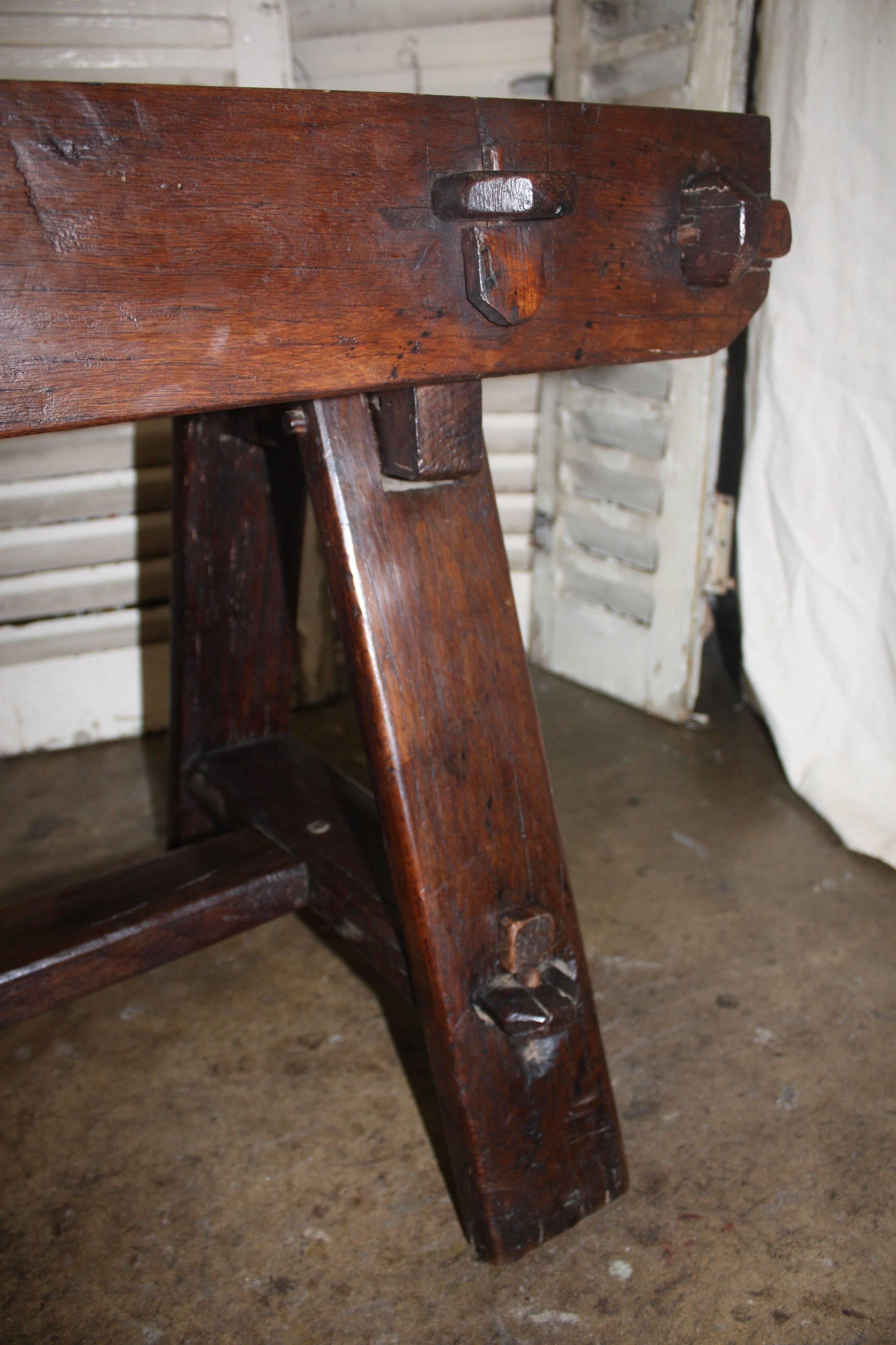 Oak Late 17th Century Rustic Table