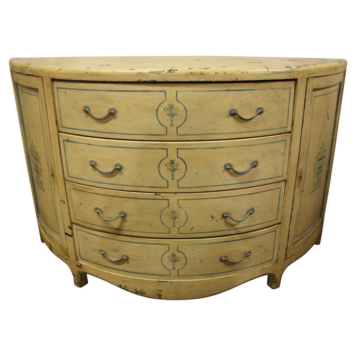 Charming Early 20th Century Half-Moon Chest
