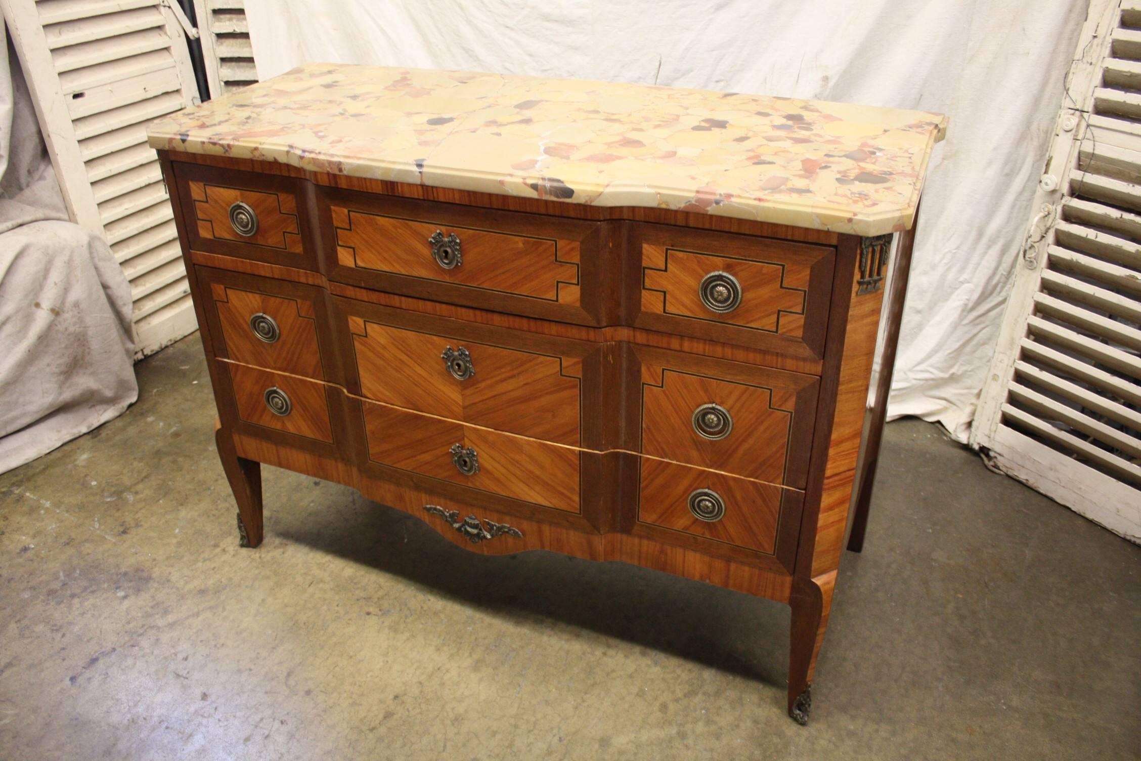Inlay Magnificent French Transition Chest For Sale