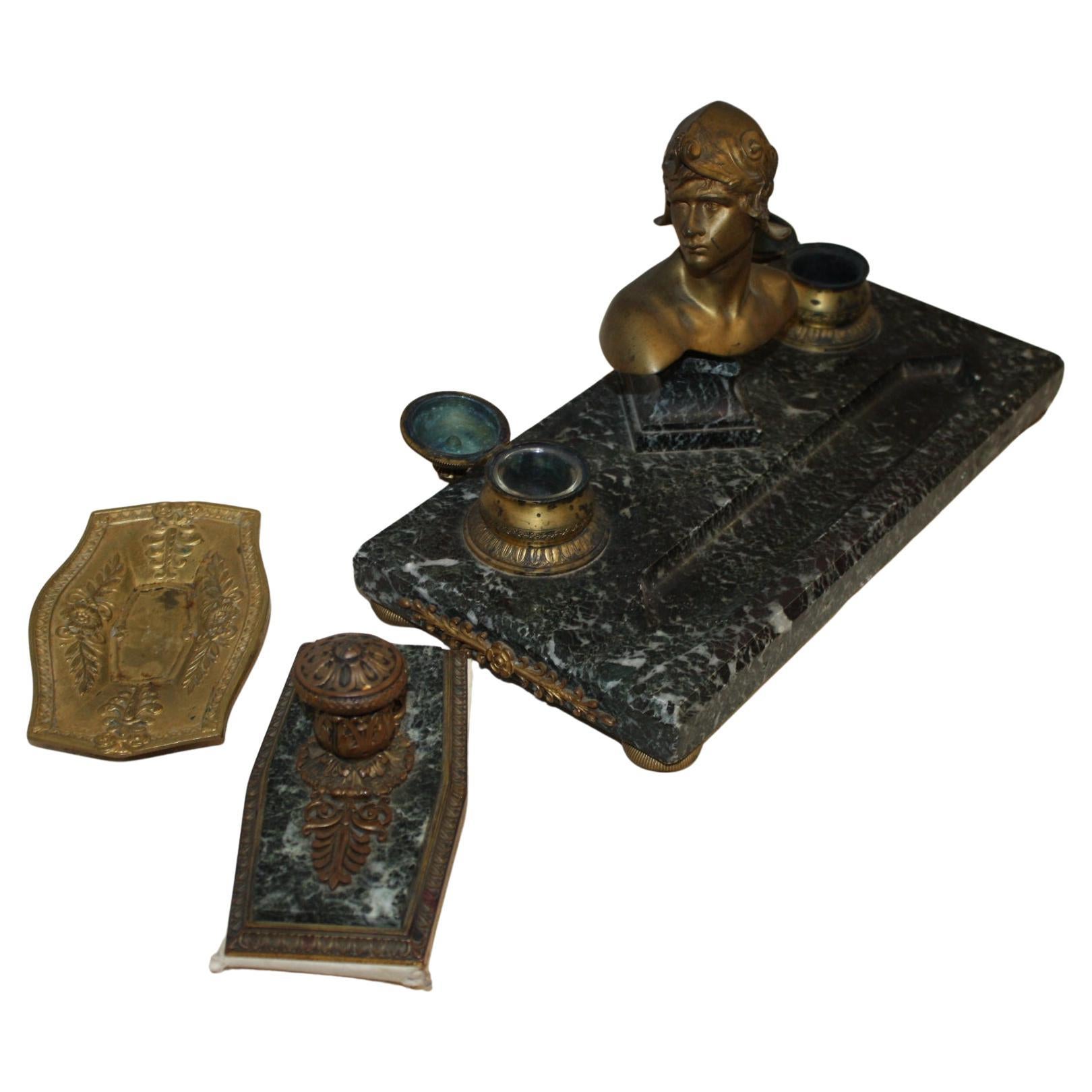 19th Century French Inkwell In Good Condition For Sale In Stockbridge, GA