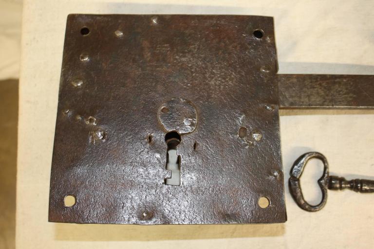 Exceptional 18th Century Lock For Sale at 1stDibs