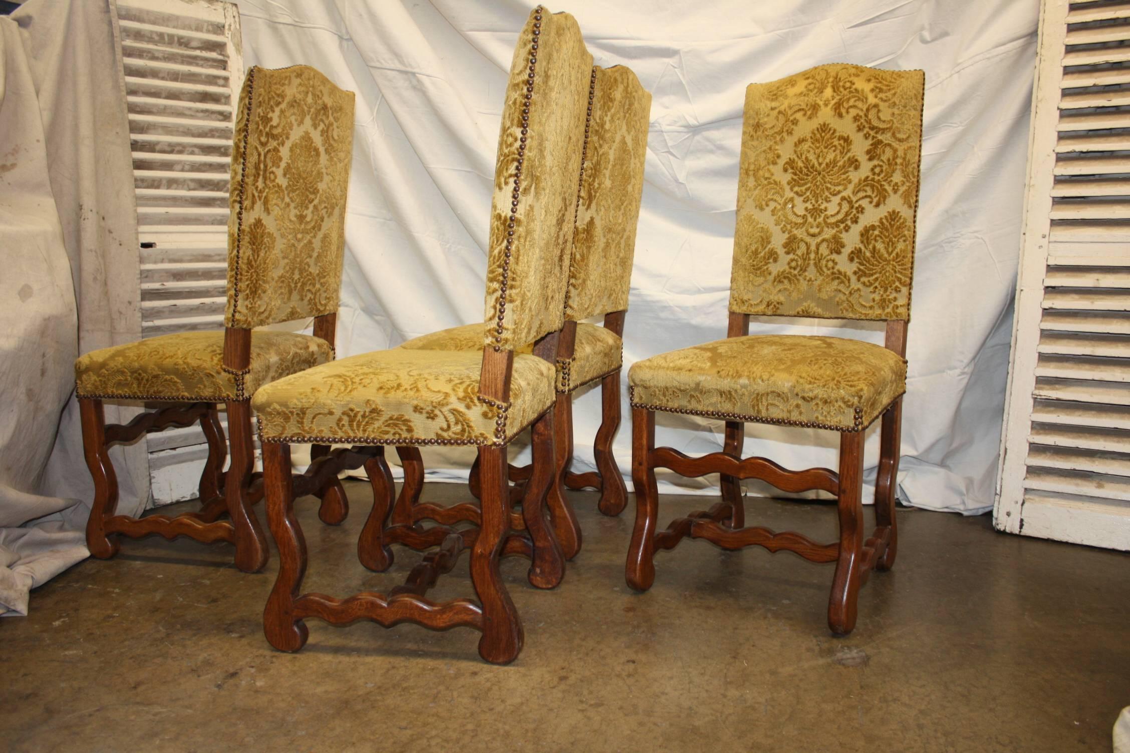 Louis XIV Late 19th Century French Dining Chairs