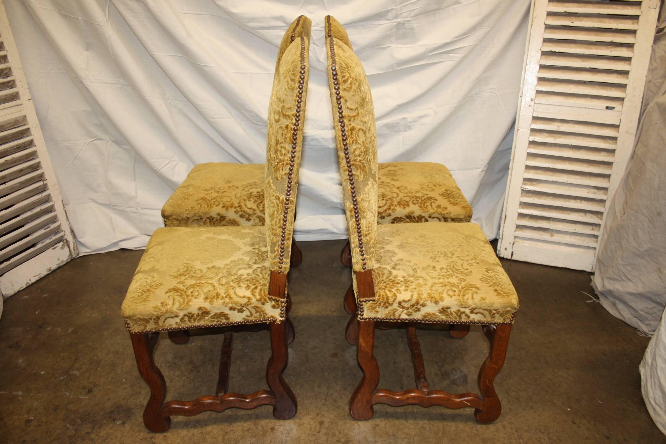 Walnut Late 19th Century French Dining Chairs