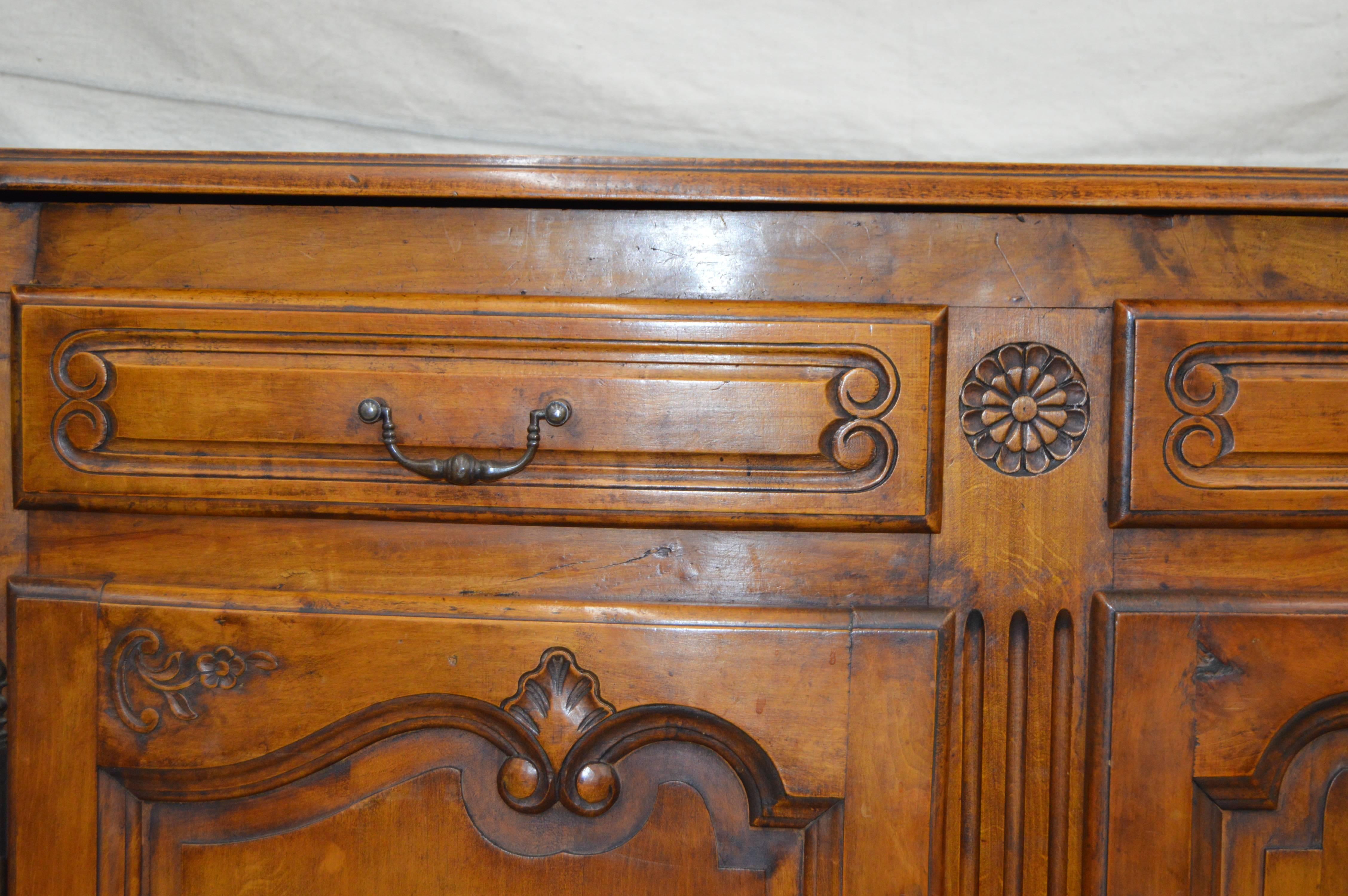 Louis XV Beautiful 19th Century French Sideboard