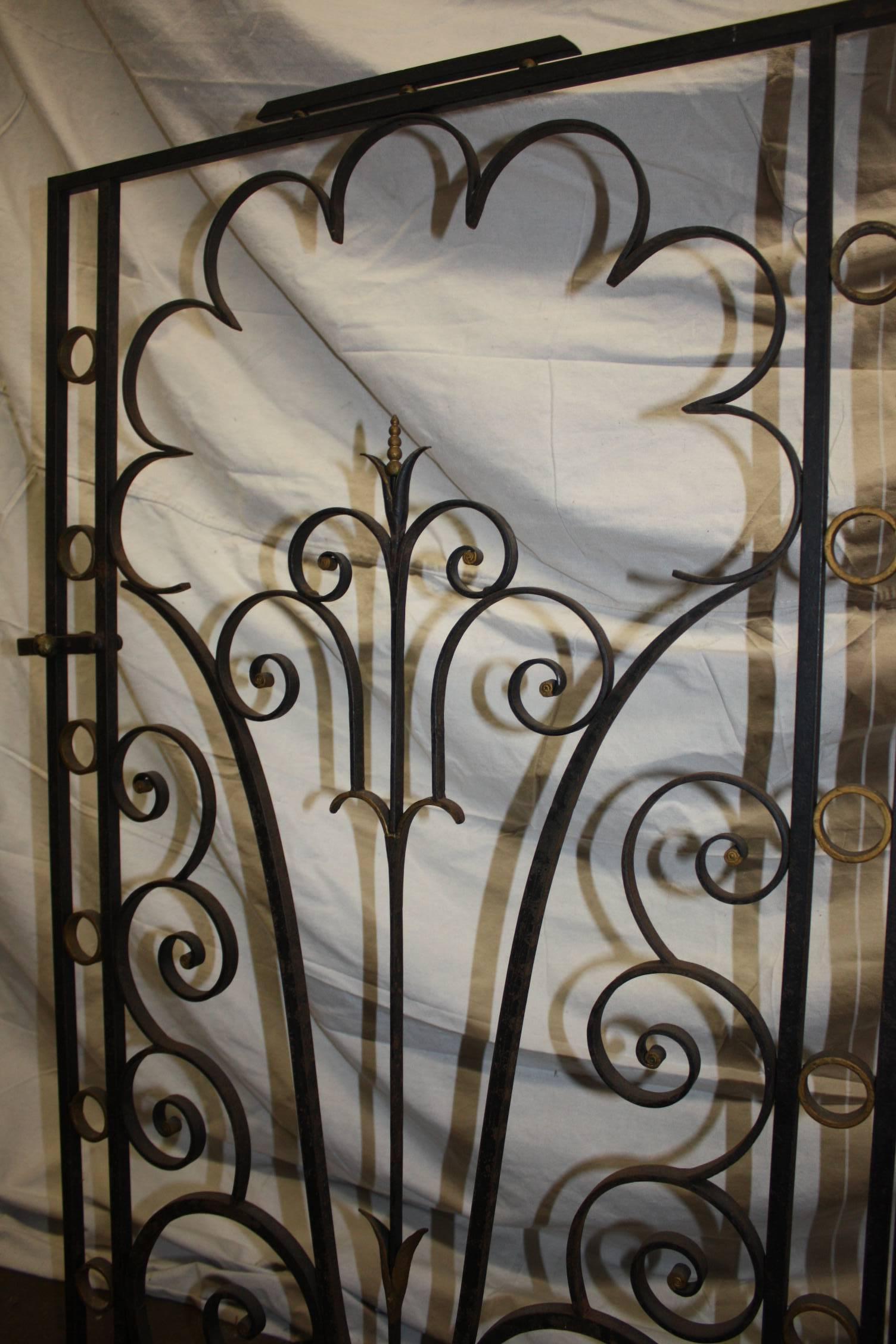 Set of Early 20th Century French Iron Gates 3