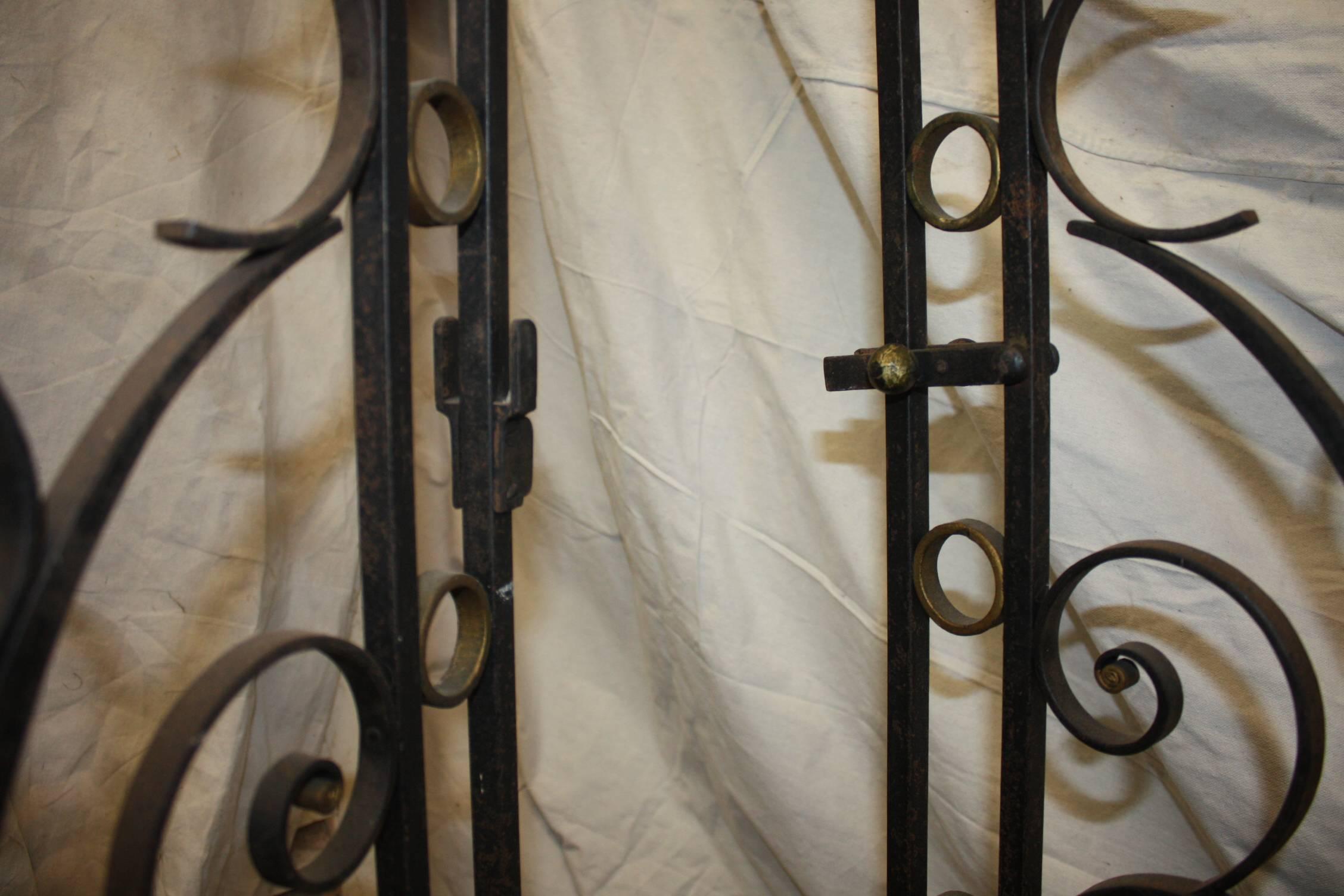 Set of Early 20th Century French Iron Gates 2