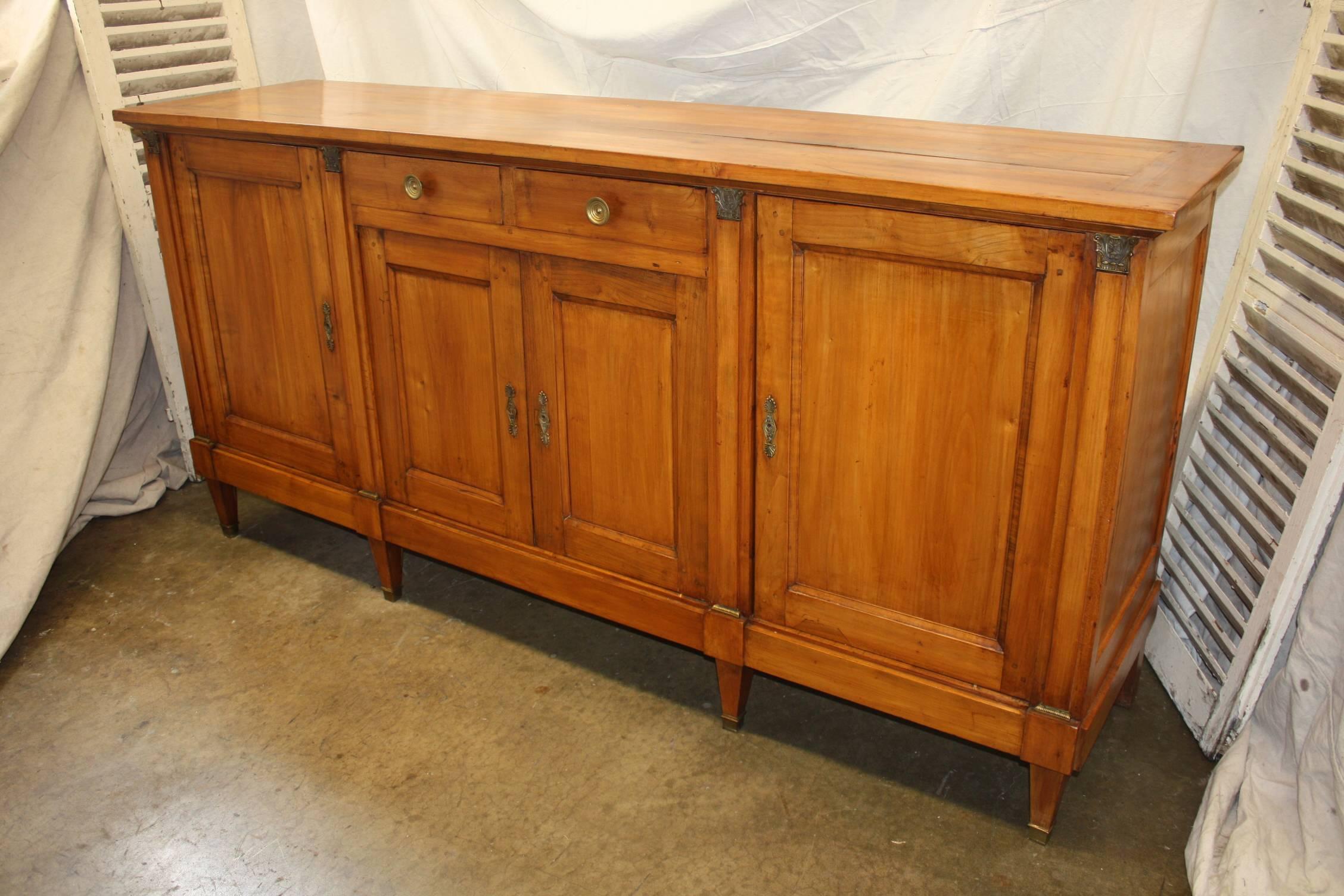 19th Century French Directoire Style Sideboard In Good Condition In Stockbridge, GA