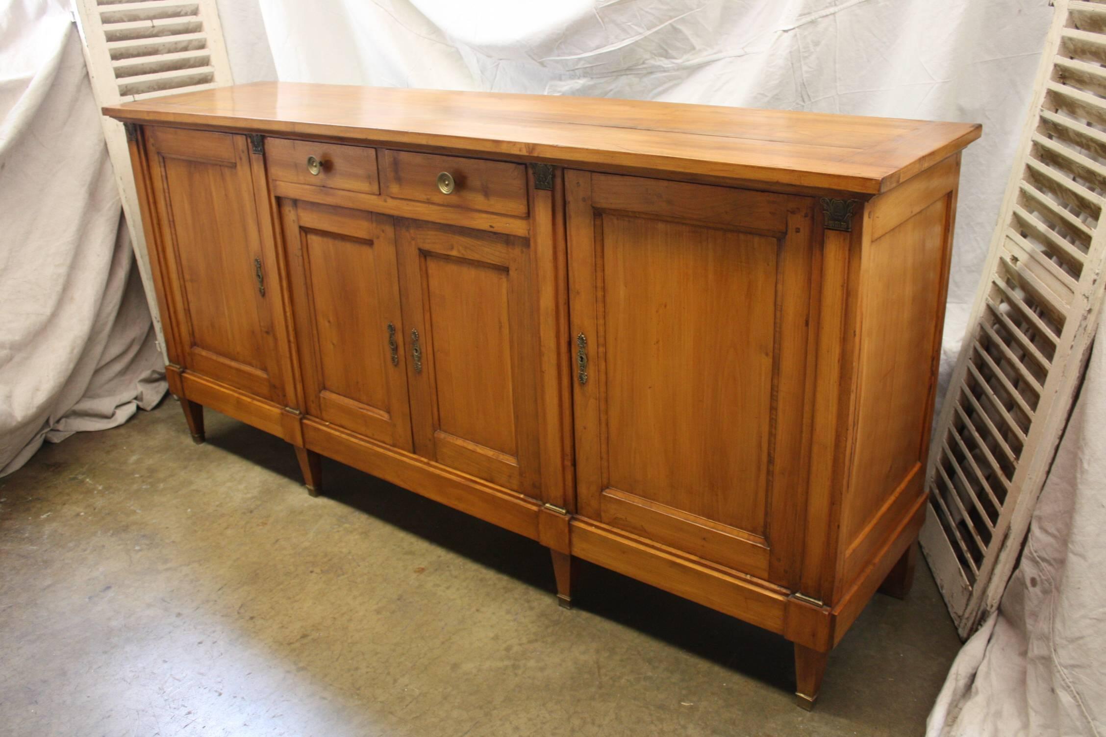 Bronze 19th Century French Directoire Style Sideboard