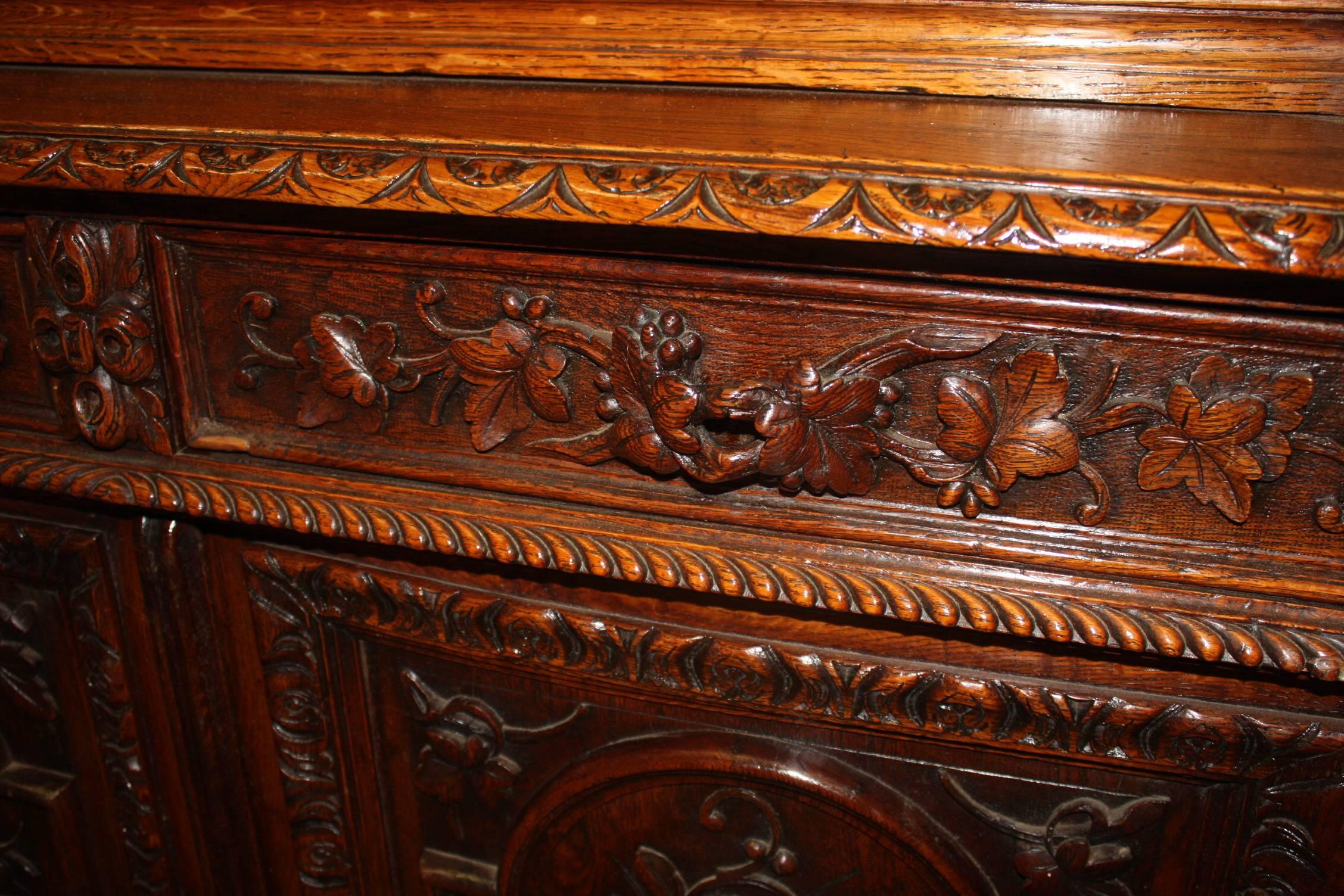 Gorgeous 19th Century, French Black Forest Cabinet 2