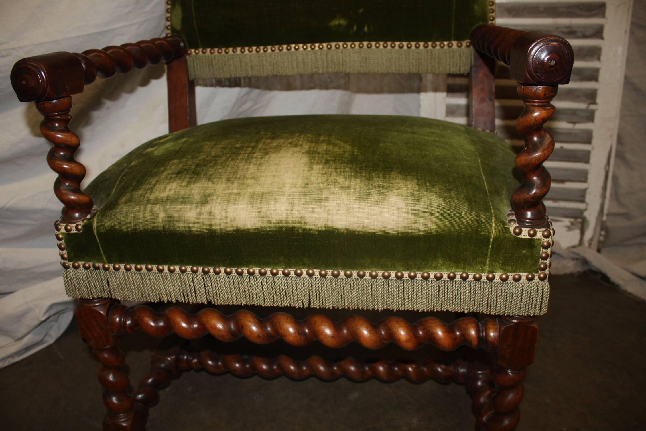 19th Century Louis XIII Style Chairs 1