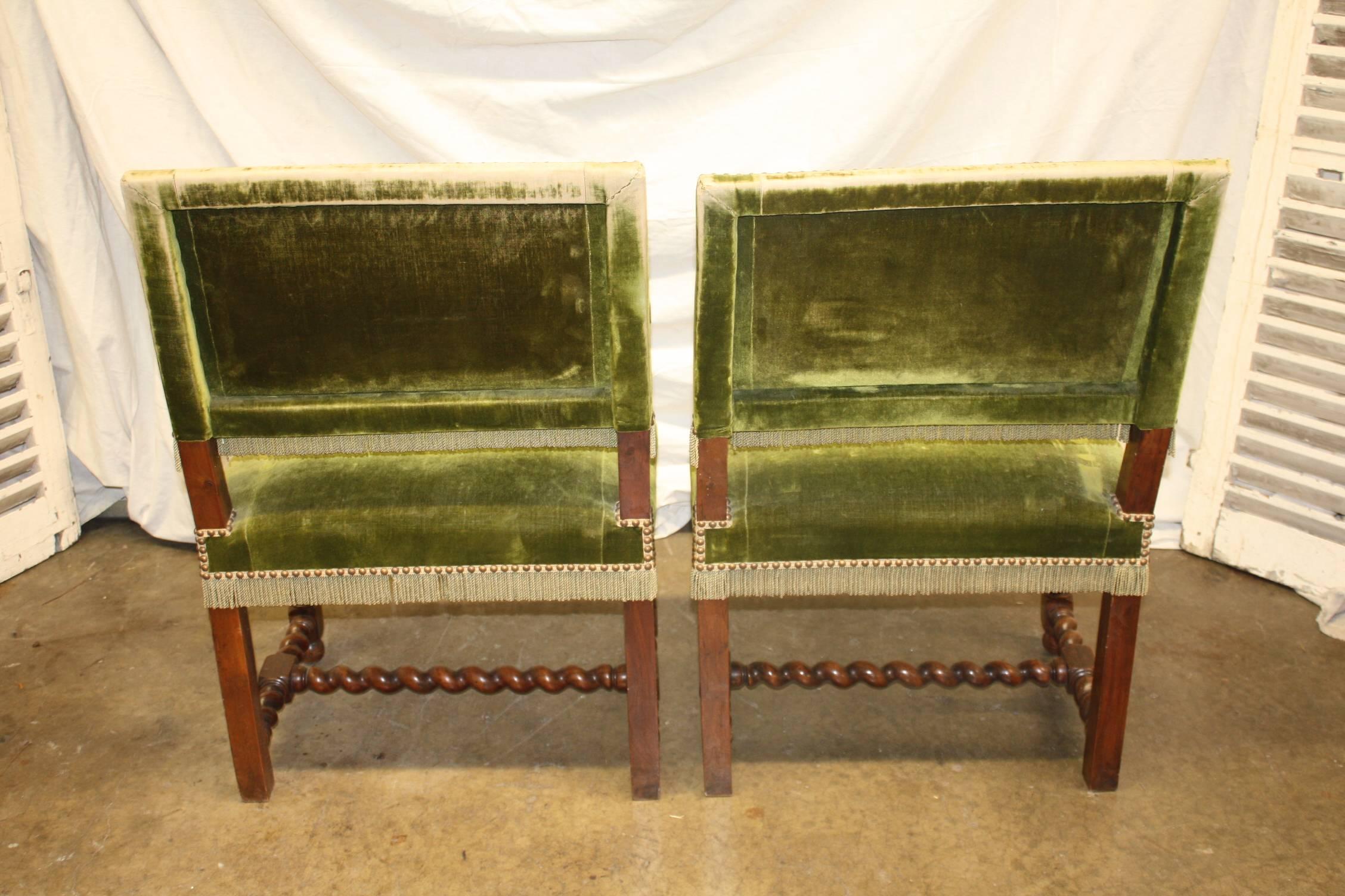 19th Century Louis XIII Style Chairs 3