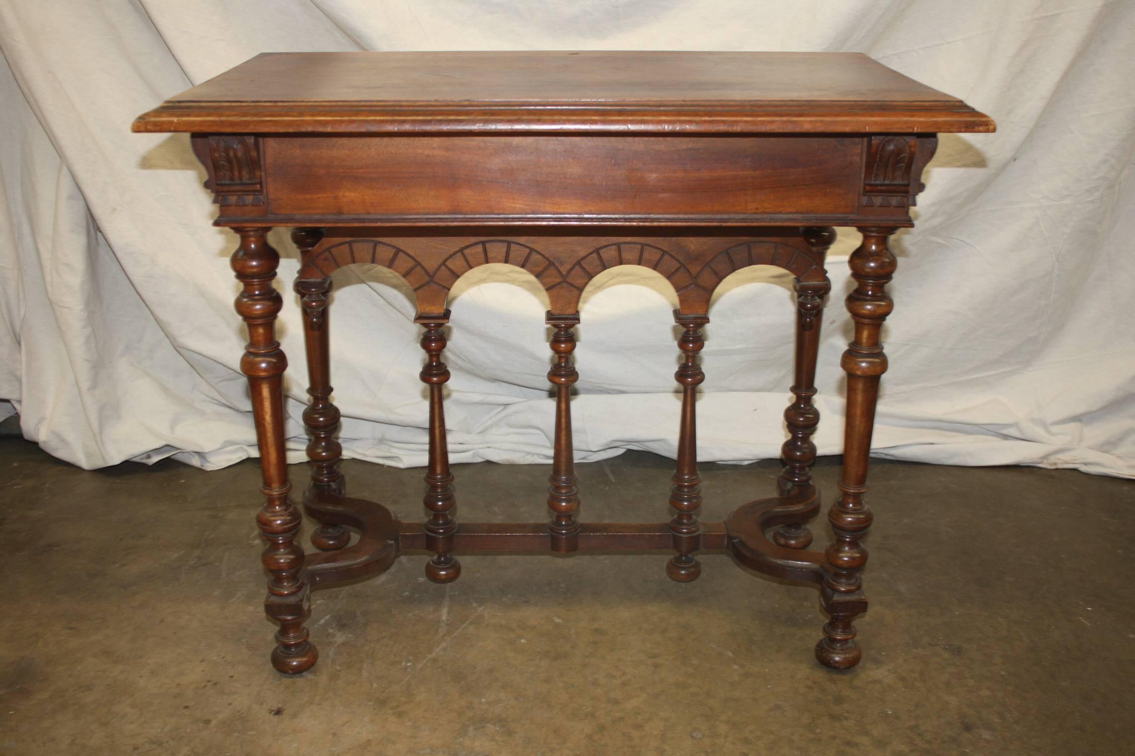 19th Century Gothic Side Table In Good Condition In Stockbridge, GA