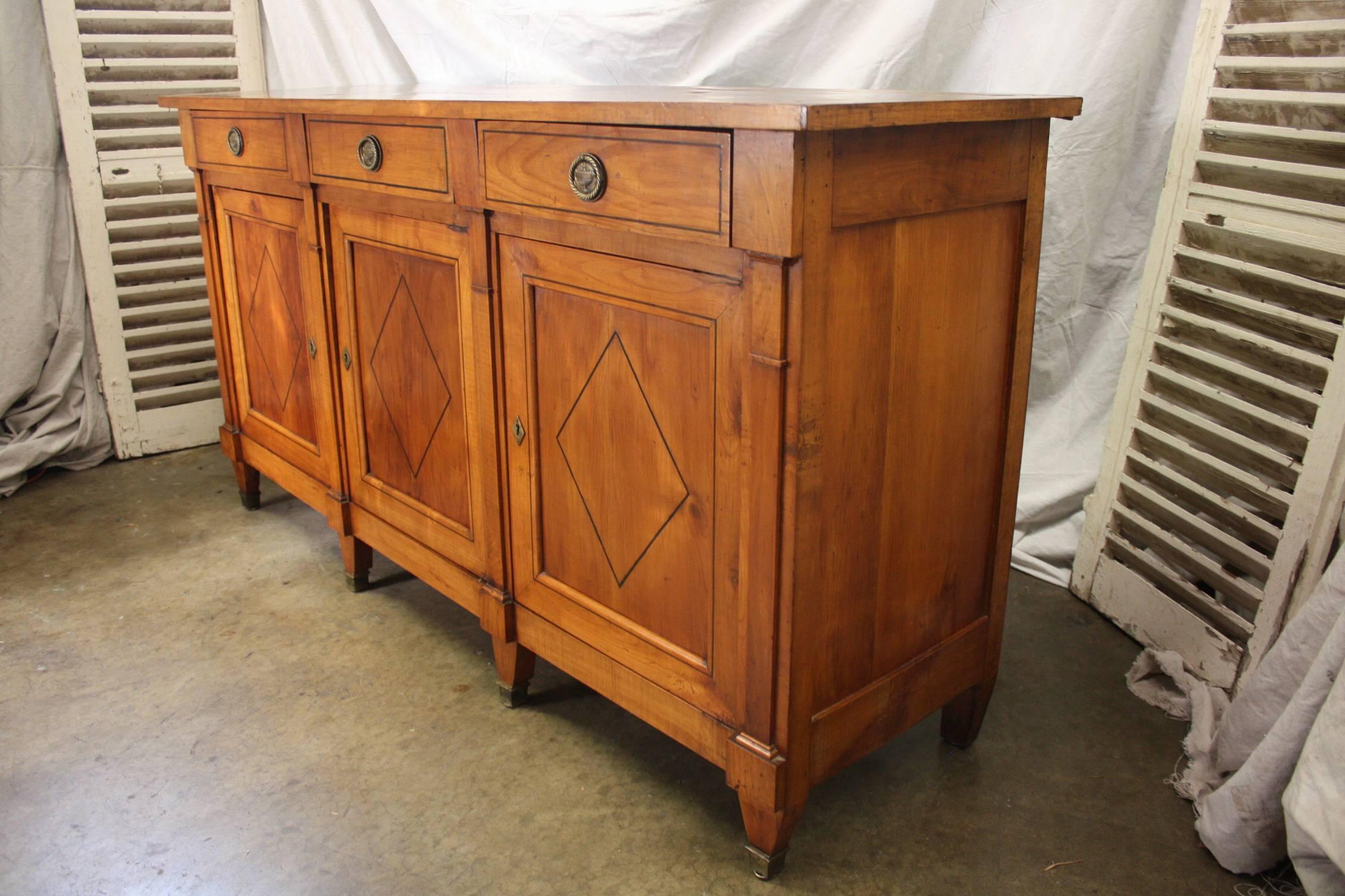 French Directoire Period Sideboard In Good Condition In Stockbridge, GA