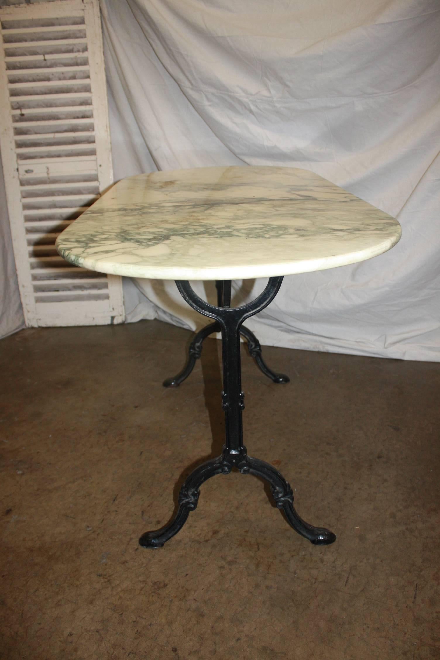 20th Century Magnificent French Bistro Table
