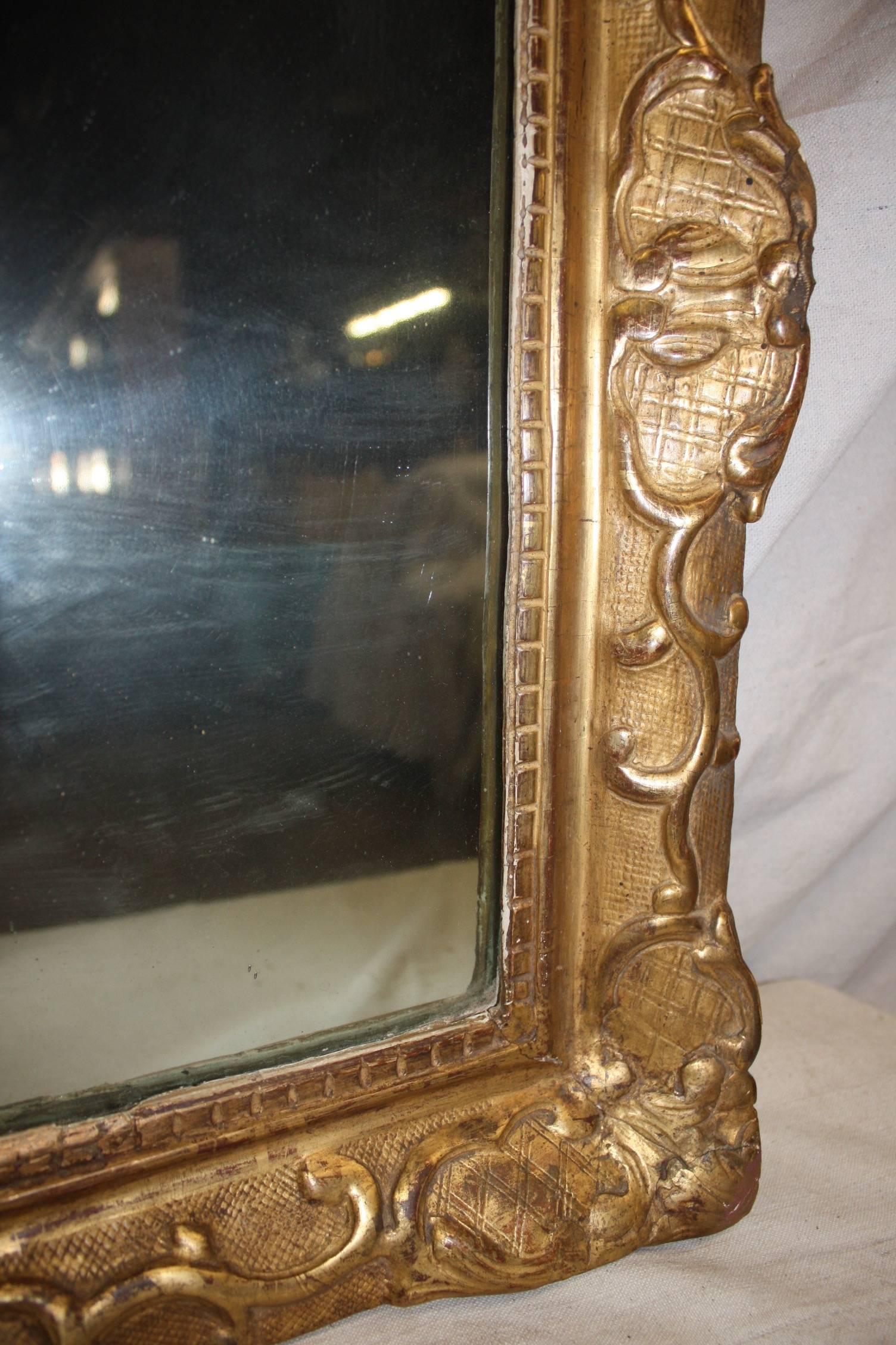 French Period Regence Mirror In Good Condition For Sale In Stockbridge, GA