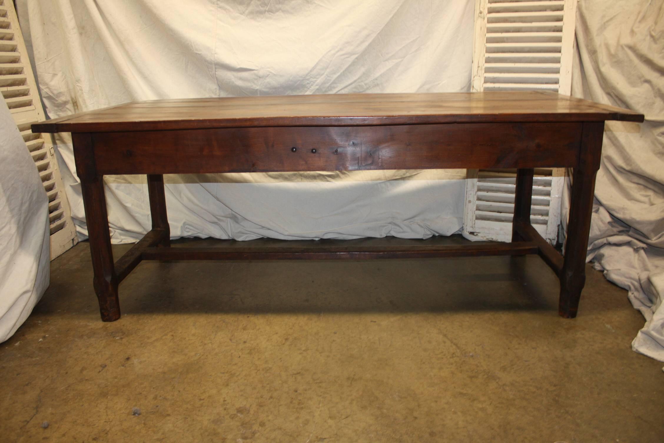 Early 19th century French farm table.