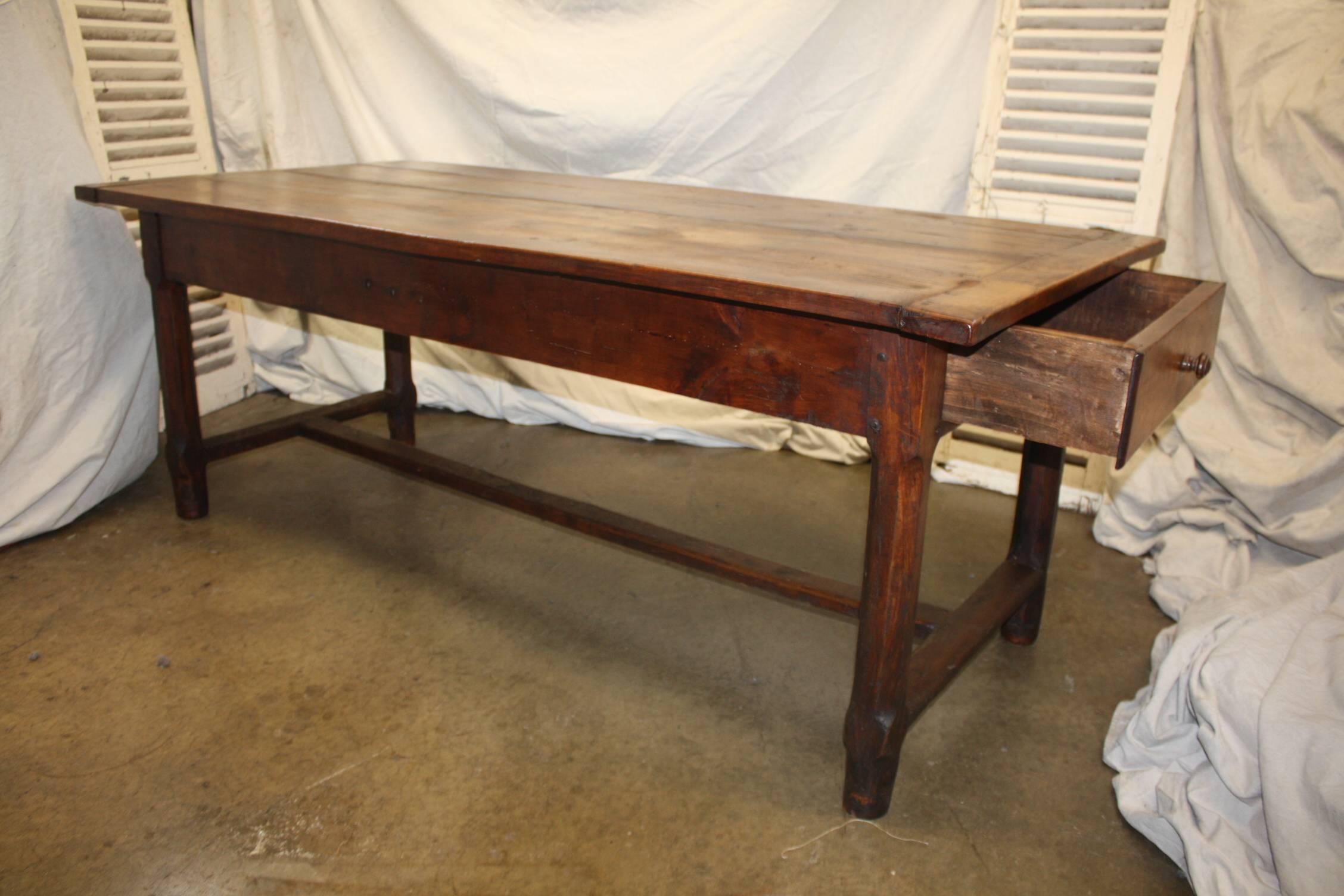 Early 19th Century French Farm Table 1