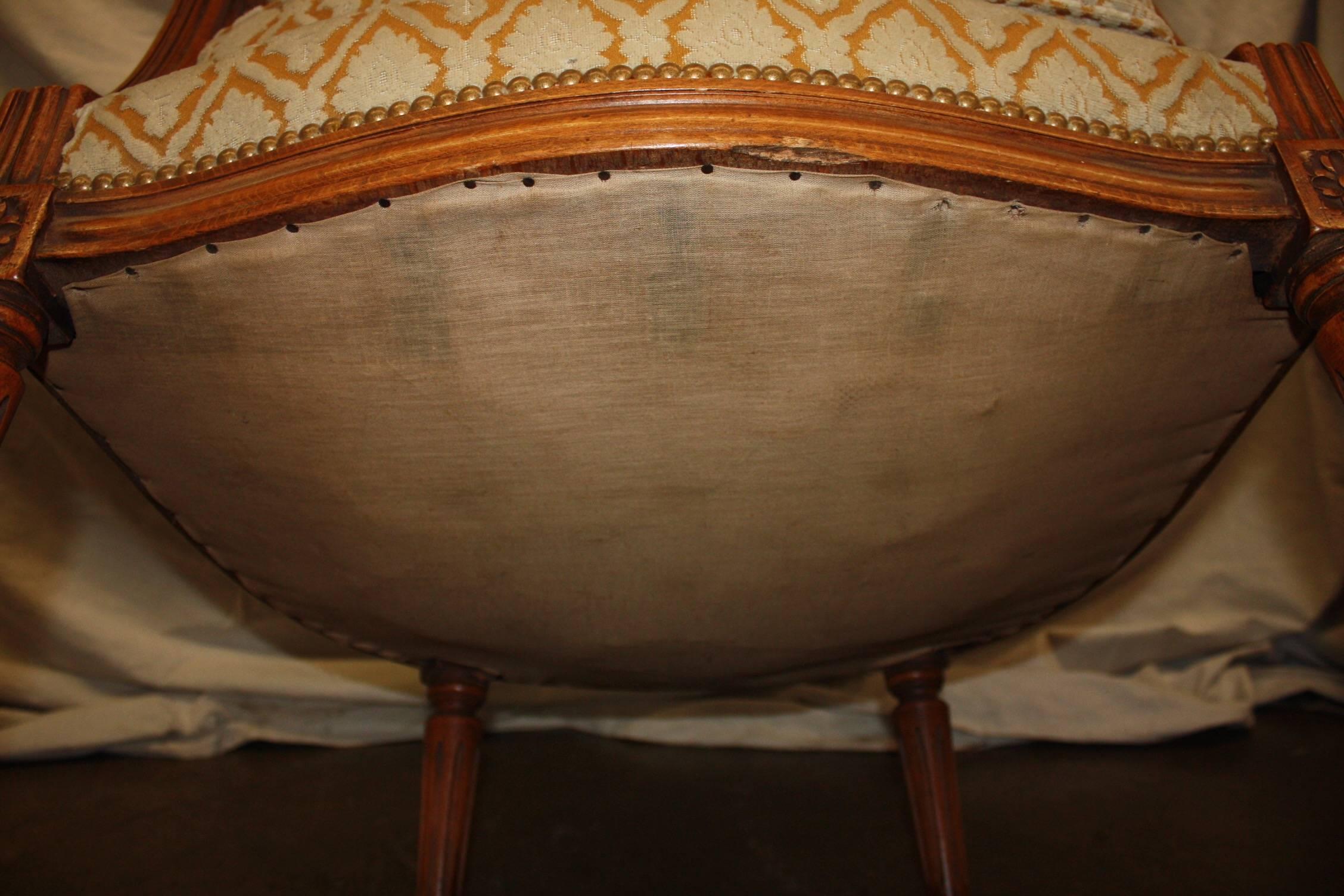 Charming 19th Century French Bergere Chair 2