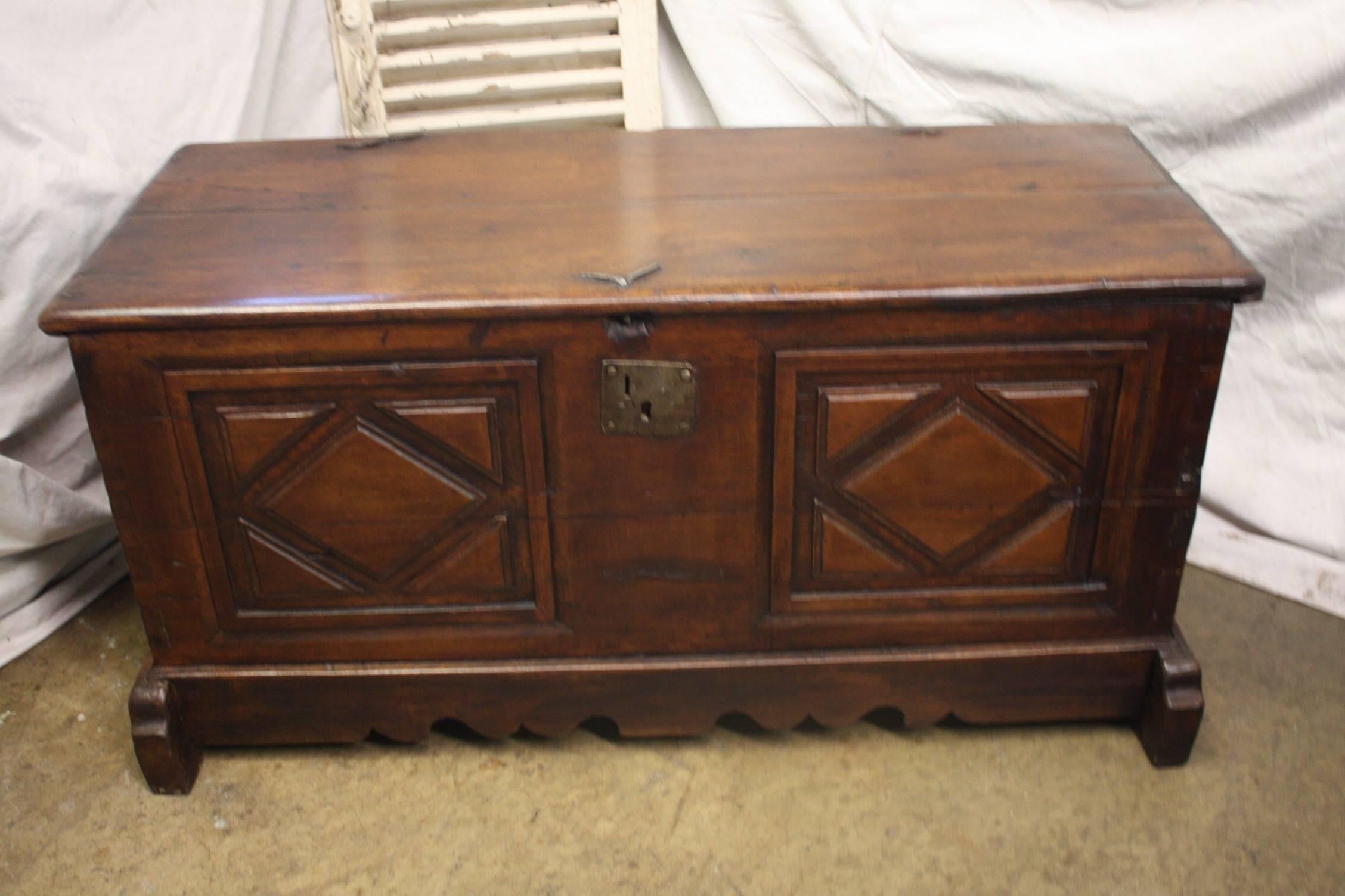 17th century French trunk.