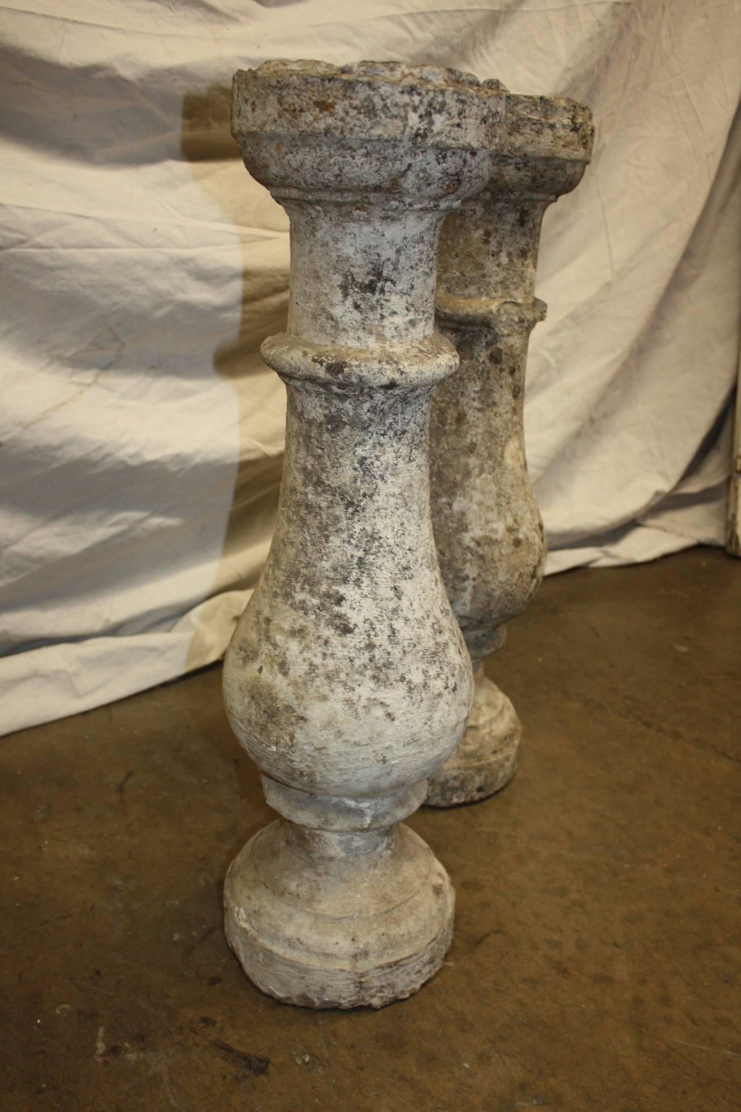 Pair of 19th Century French Balusters In Good Condition For Sale In Stockbridge, GA