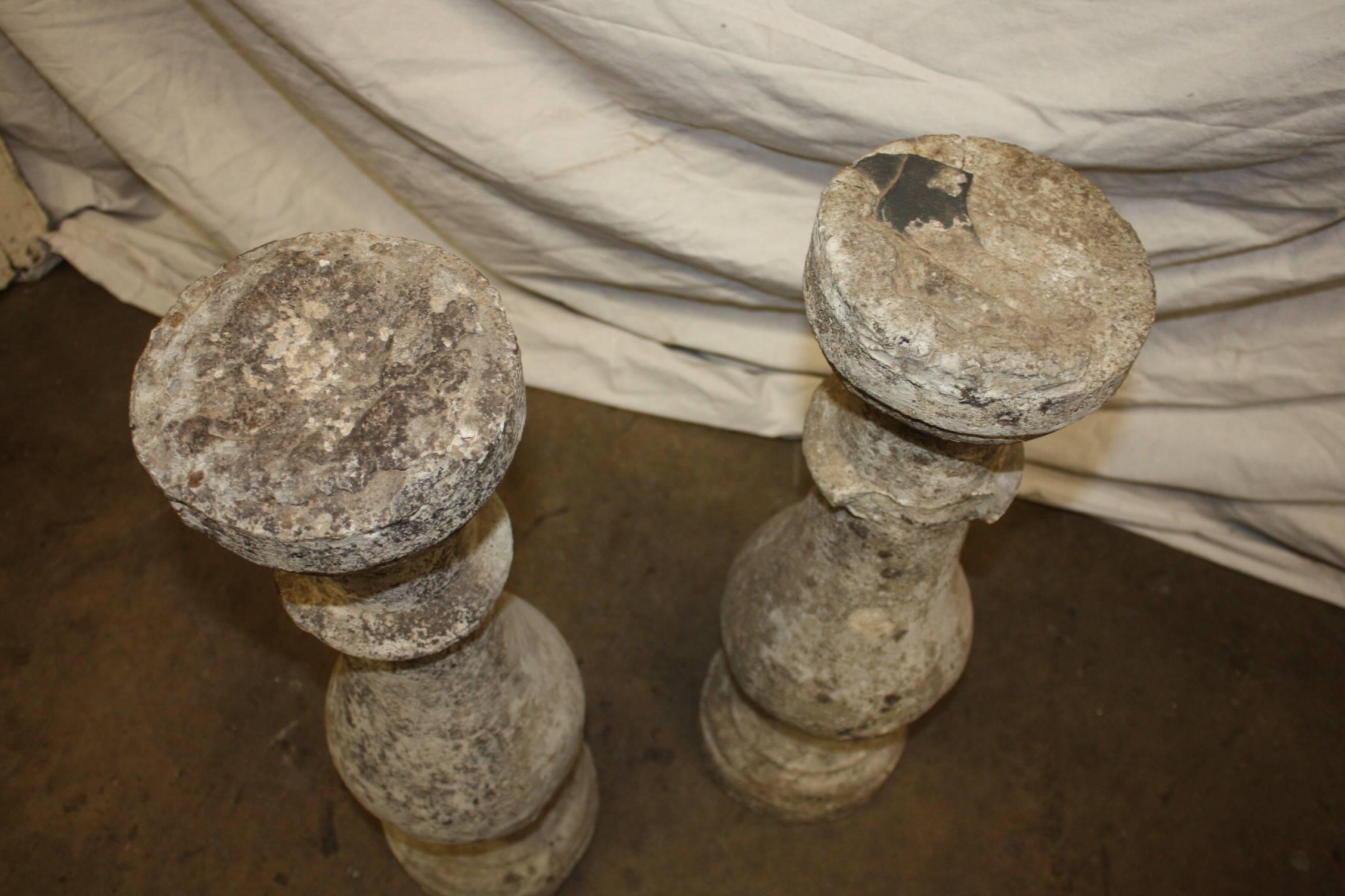 Pair of 19th Century French Balusters For Sale 1