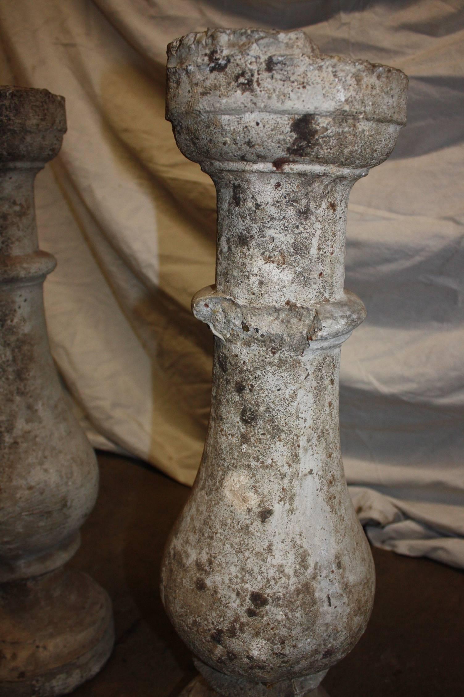 Pair of 19th Century French Balusters For Sale 3