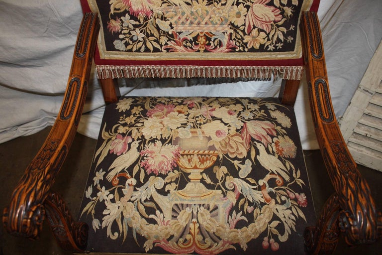 Magnificent 19th Century French Armchair For Sale 4