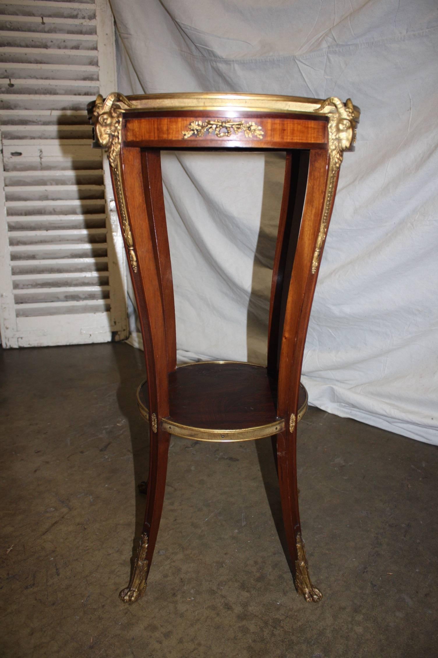 Superb 19th Century French Gueridon In Excellent Condition For Sale In Stockbridge, GA