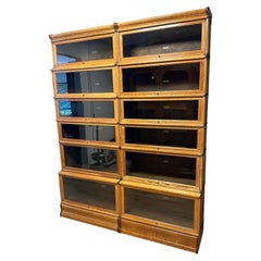 Large original Globe Wernicke Bookcase in oak from London United kingdom