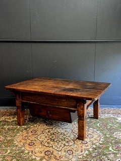 18th Century Spanish Pay Table with Sliding Top, Circa 1700