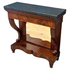 Small 19th Century Dutch Trumeau with mirror in the back