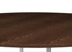 Hans Wegner's Monumental Circular Dining Table, the "JH 809", in Wengé Wood
