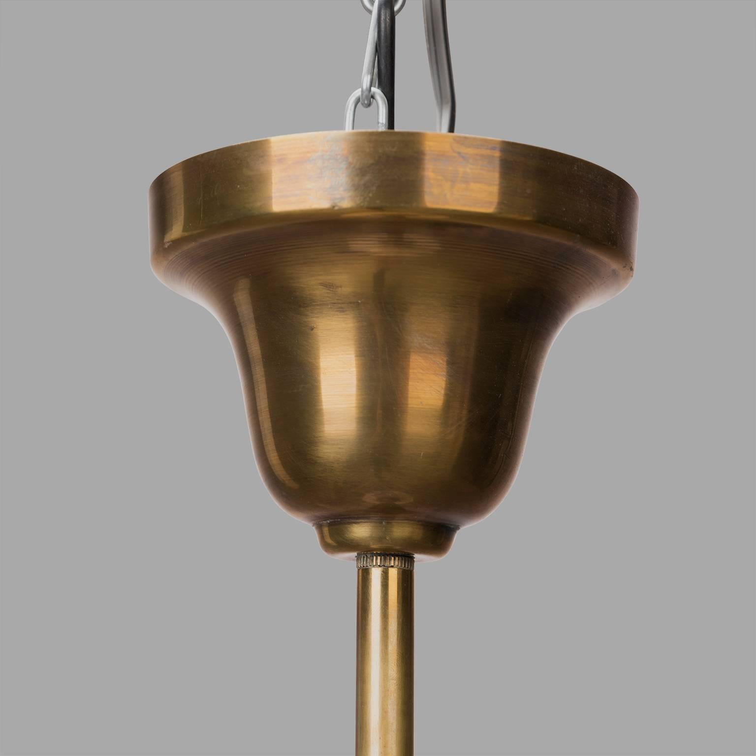 1930s Brass Suspension Lights by Peter Behrens 3
