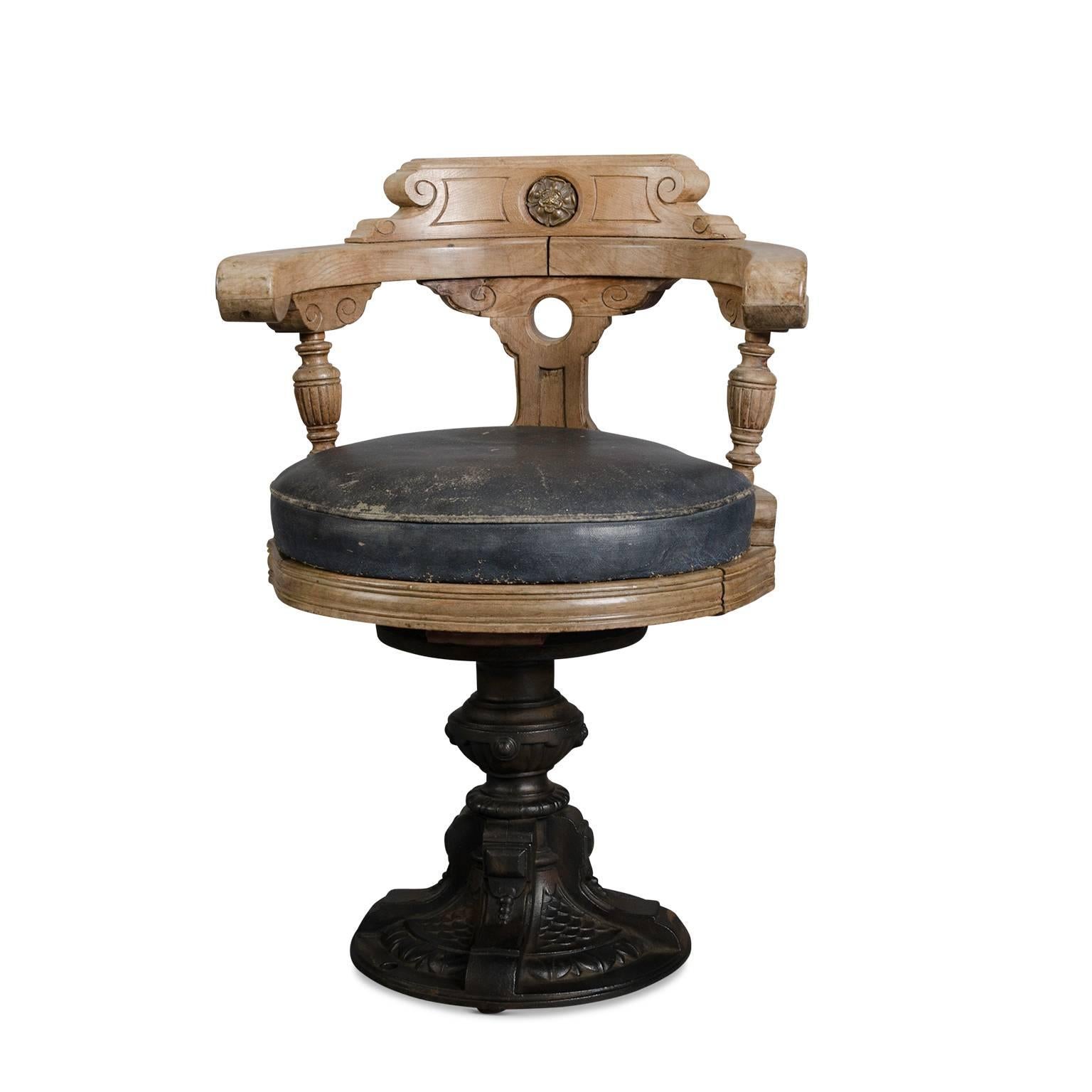 19th Century Swivel Ship Chair