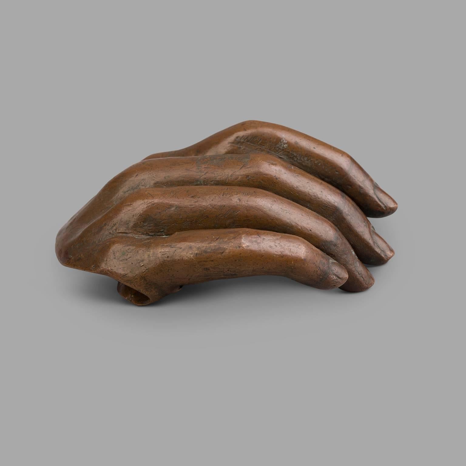 French Bronze Hand Fragment, Late 19th Century