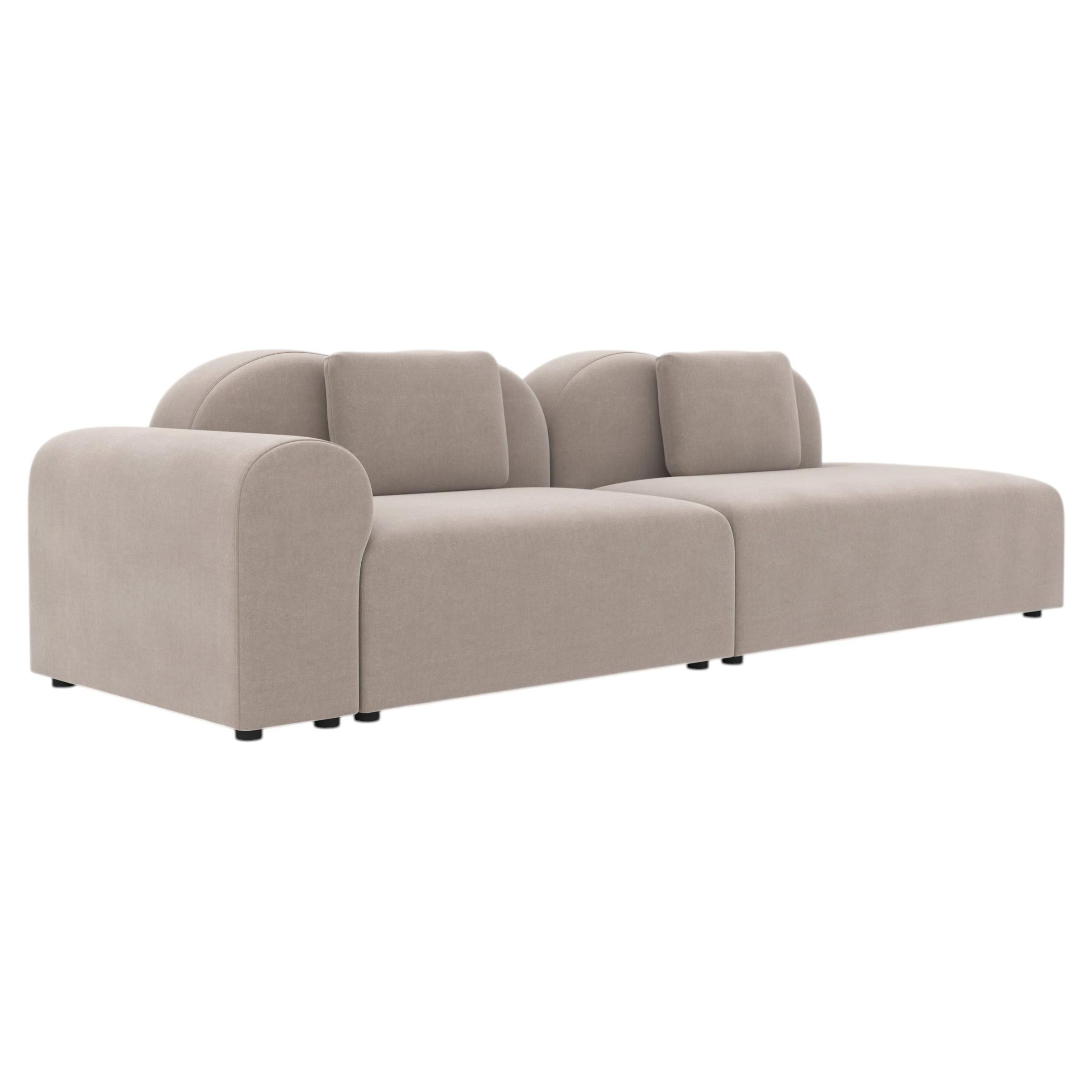 Form Modular Sofa, Setup 5, Harald Taupe, Customizable For Sale