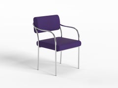 Outline Chair by Formiing in Hallingdal Purple, Modern Design