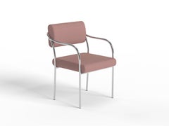 Outline Chair by Formiing in Vidar Mauve Pink