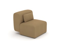Puffy Unit Sofa, Vidar Brown