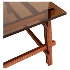 Composite Coffee Table, A Contemporary Trestle Style Table By Greg Palombo