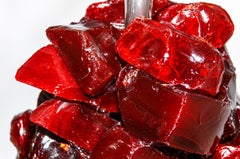 Rock Candy Glass Table Lamps - By Swank Lighting - Cherry Red