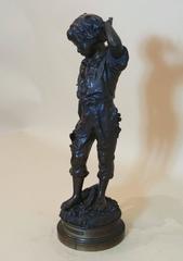 19th Century French Bronze Figure of a Boy