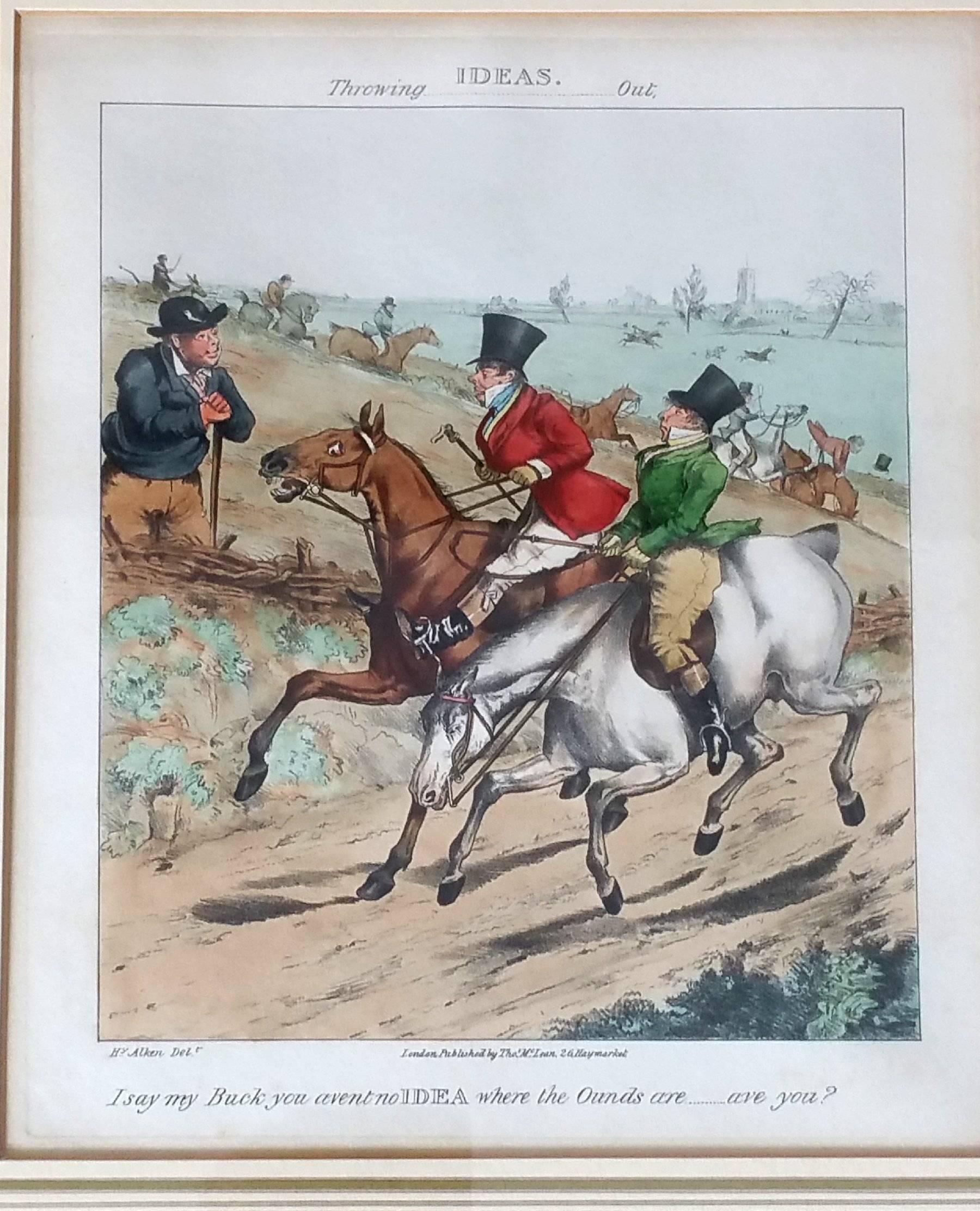 Set of 12 Early 19th Century Hand-Coloured Prints after Henry Alkin In Excellent Condition In London, west Sussex