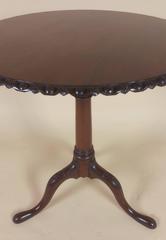 George III Mahogany Circular Tilt-Top Tripod Table
