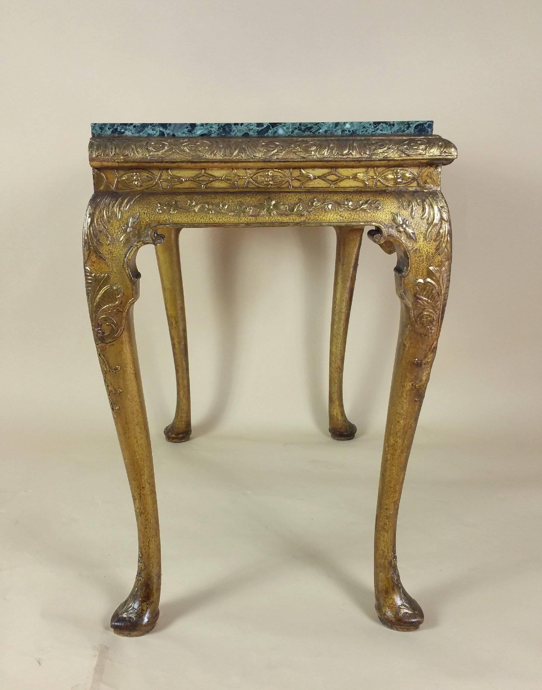 George I Style Carved Giltwood and Gesso Pier Table 3