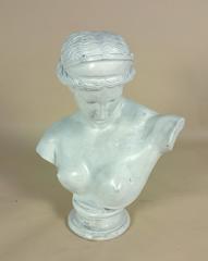 Large 19th Century Plaster Bust of Venus after the Antique