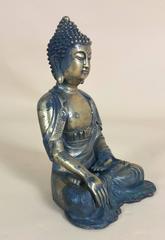 19th Century Gilded Bronze Seated Buddha