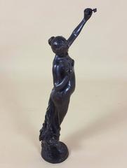 19th Century French Art Nouveau Bronze Sculpture by A De Manneville