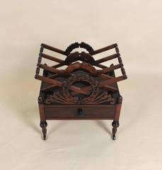 Regency Rosewood Canterbury Attributed to Gillows