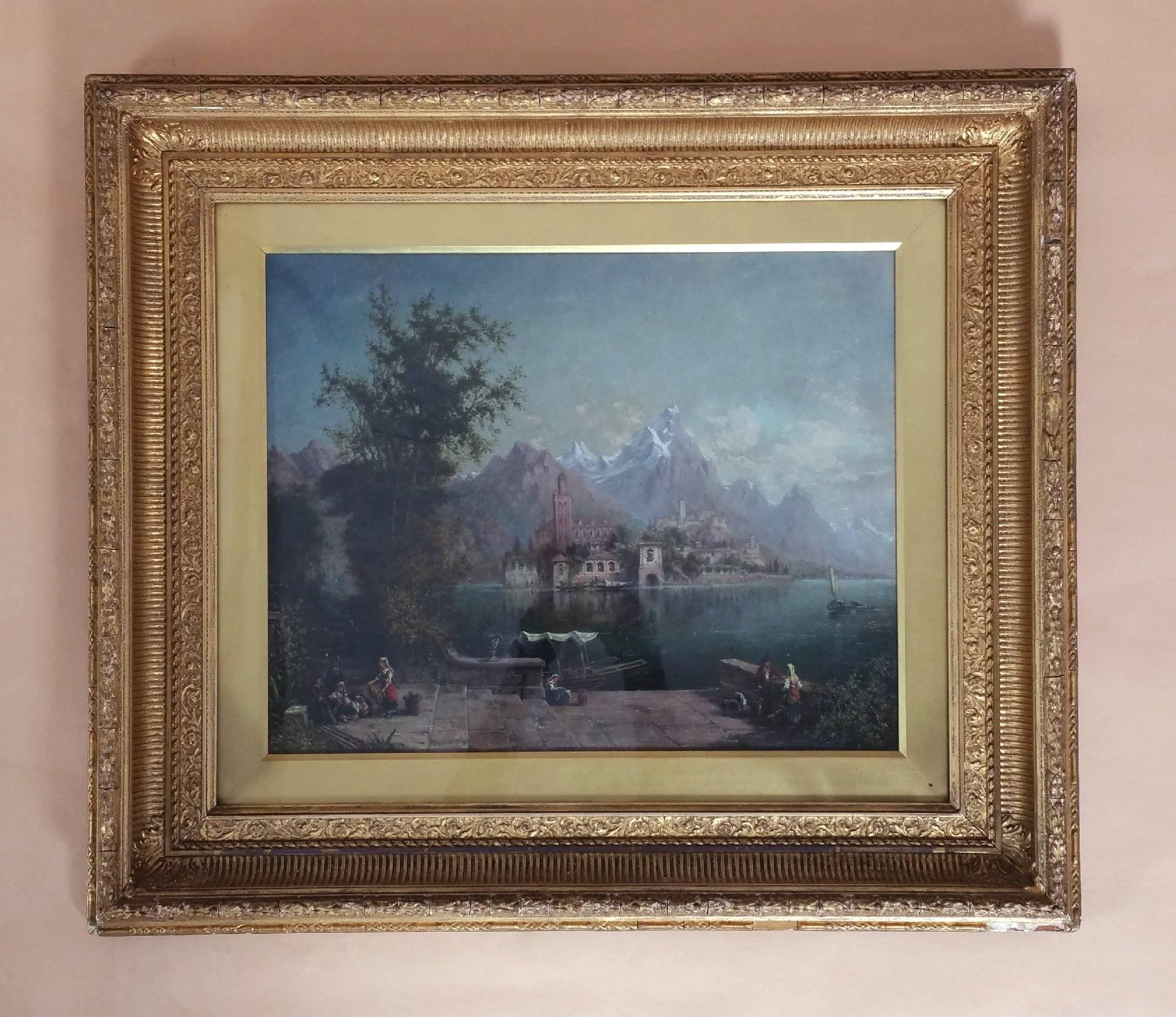 19th Century Oil on Canvas by John Bell 5